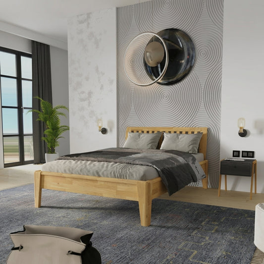 Laura Bed – Solid Oak