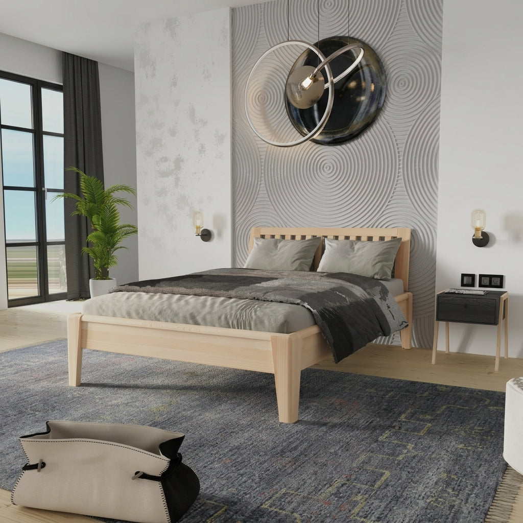 Laura Bed – Solid Beech