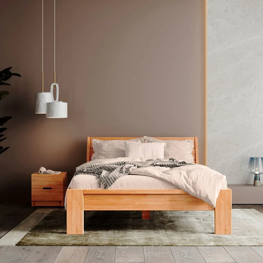 Alice Bed - Solid Beech