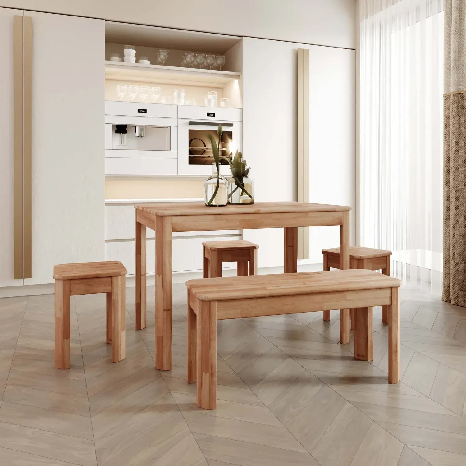 Berlin Bench - Solid Beech