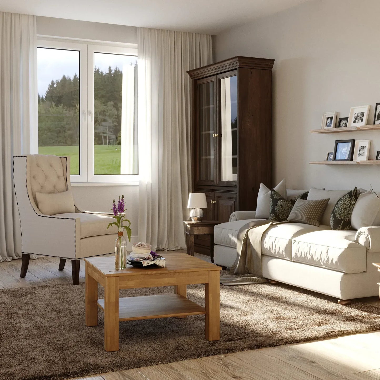 Bonn Coffee Table - Solid Oak