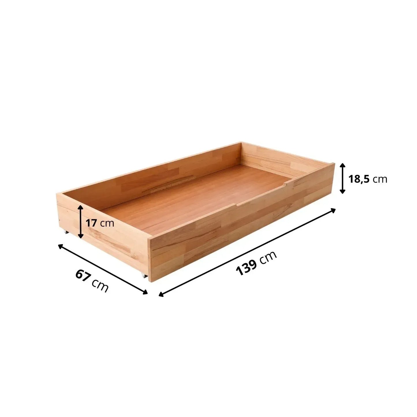 Elsa Bed - Solid Beech