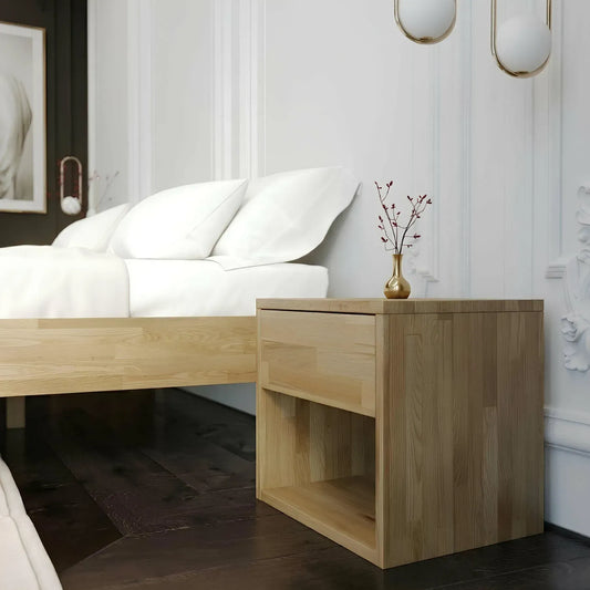 Jana Bedside Table - Solid Oak