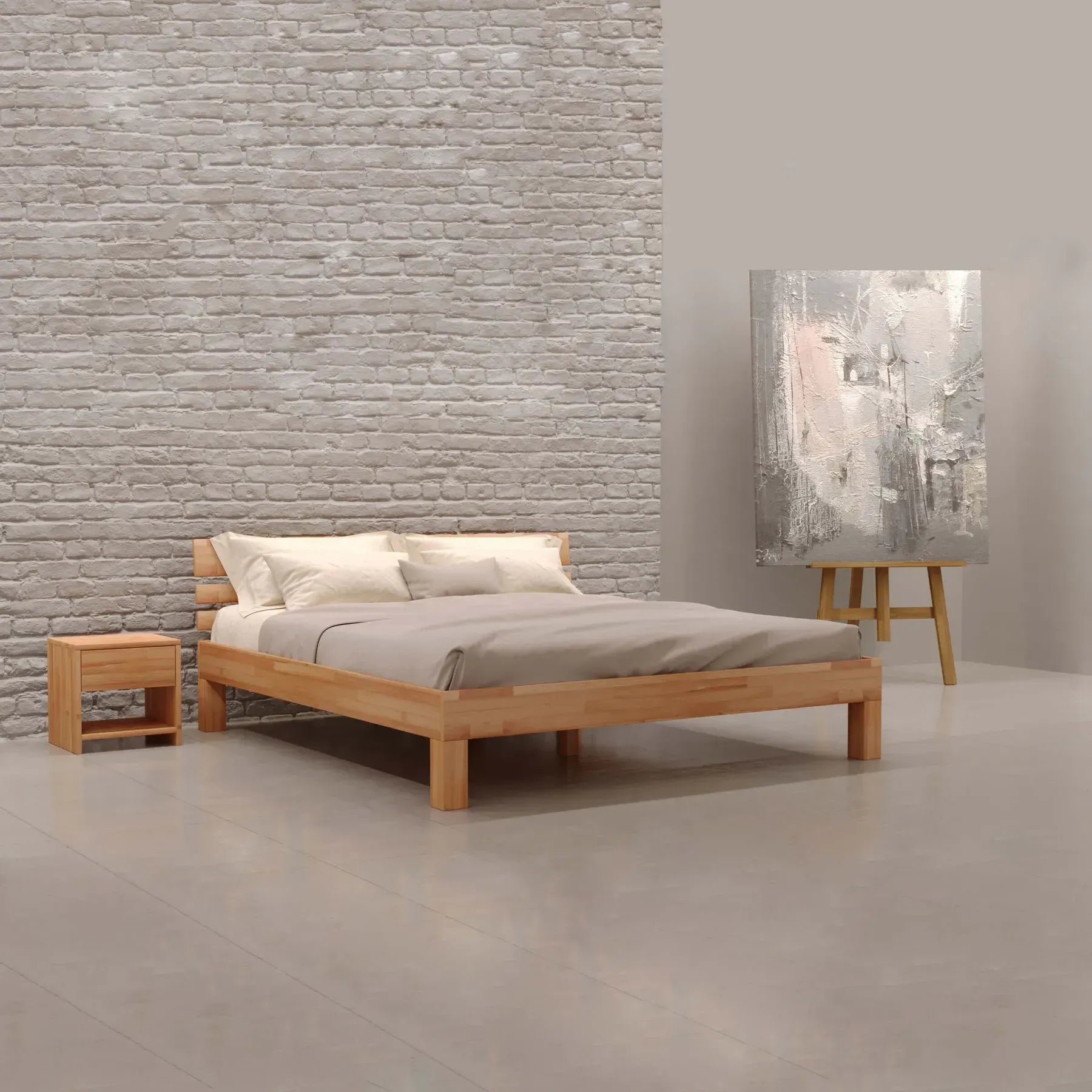 Julia Bed - Solid Beech