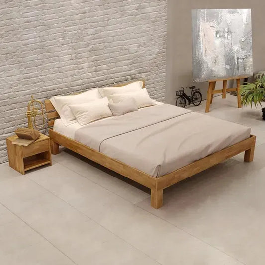 Julia Bed - Solid Oak