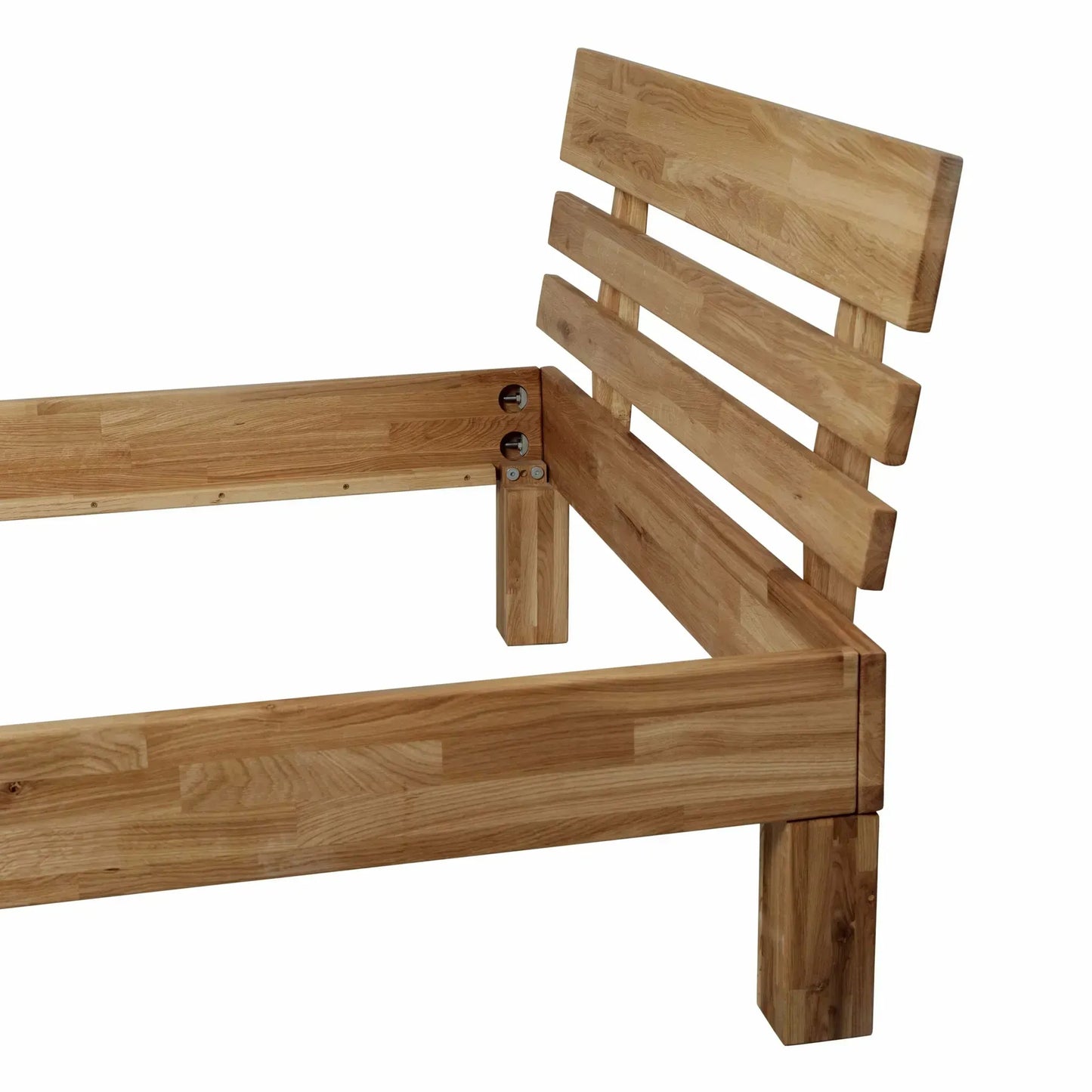Julia Bed - Solid Oak