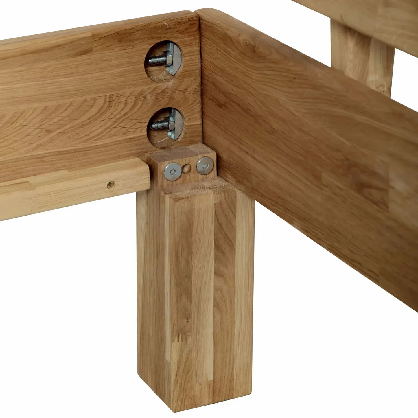 Julia Bed - Solid Oak