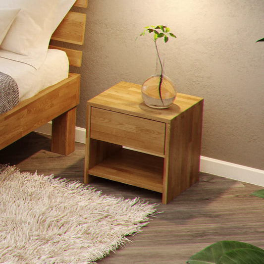 Julia Bedside Table - Solid Oak