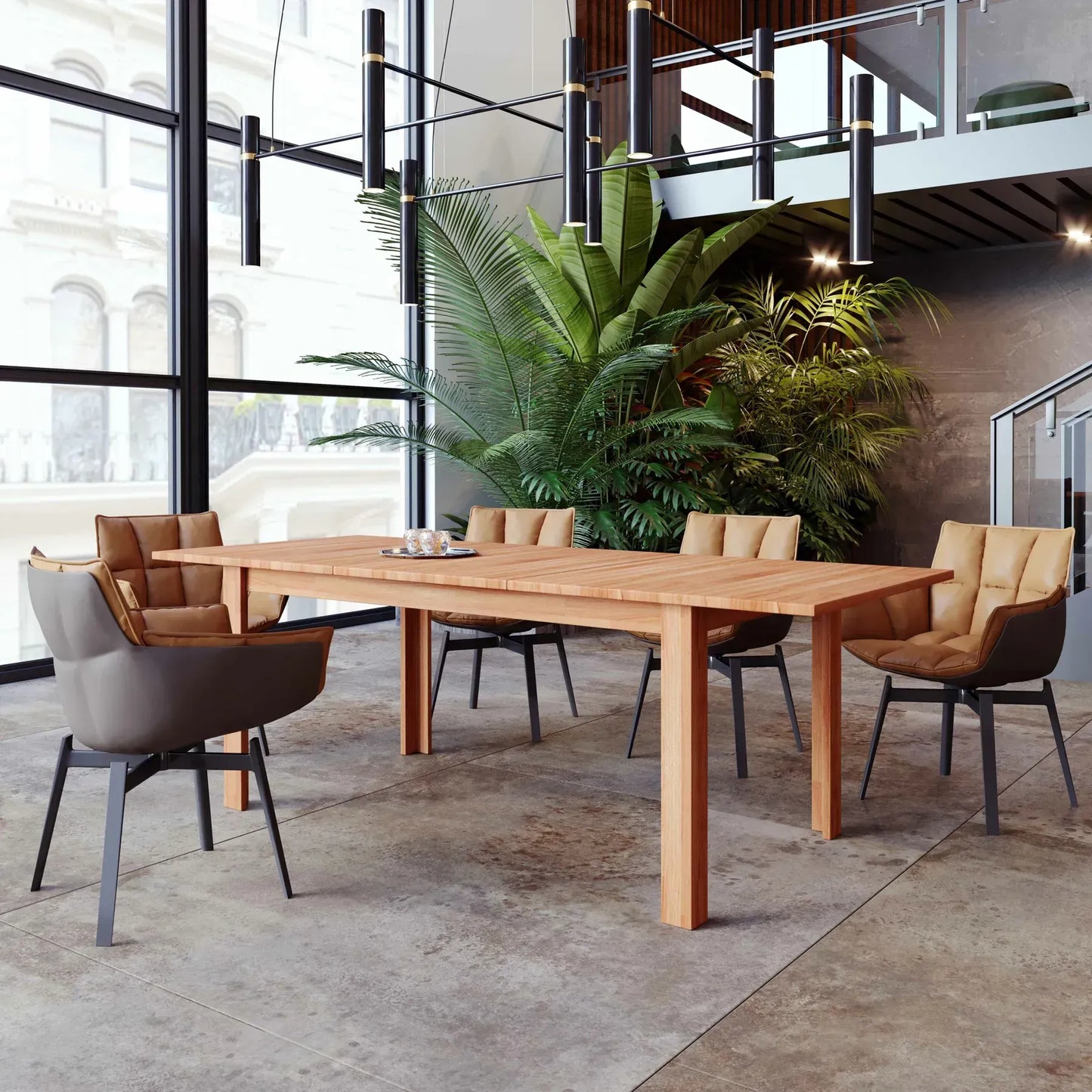 London Extendable Dining Table - Solid Beech