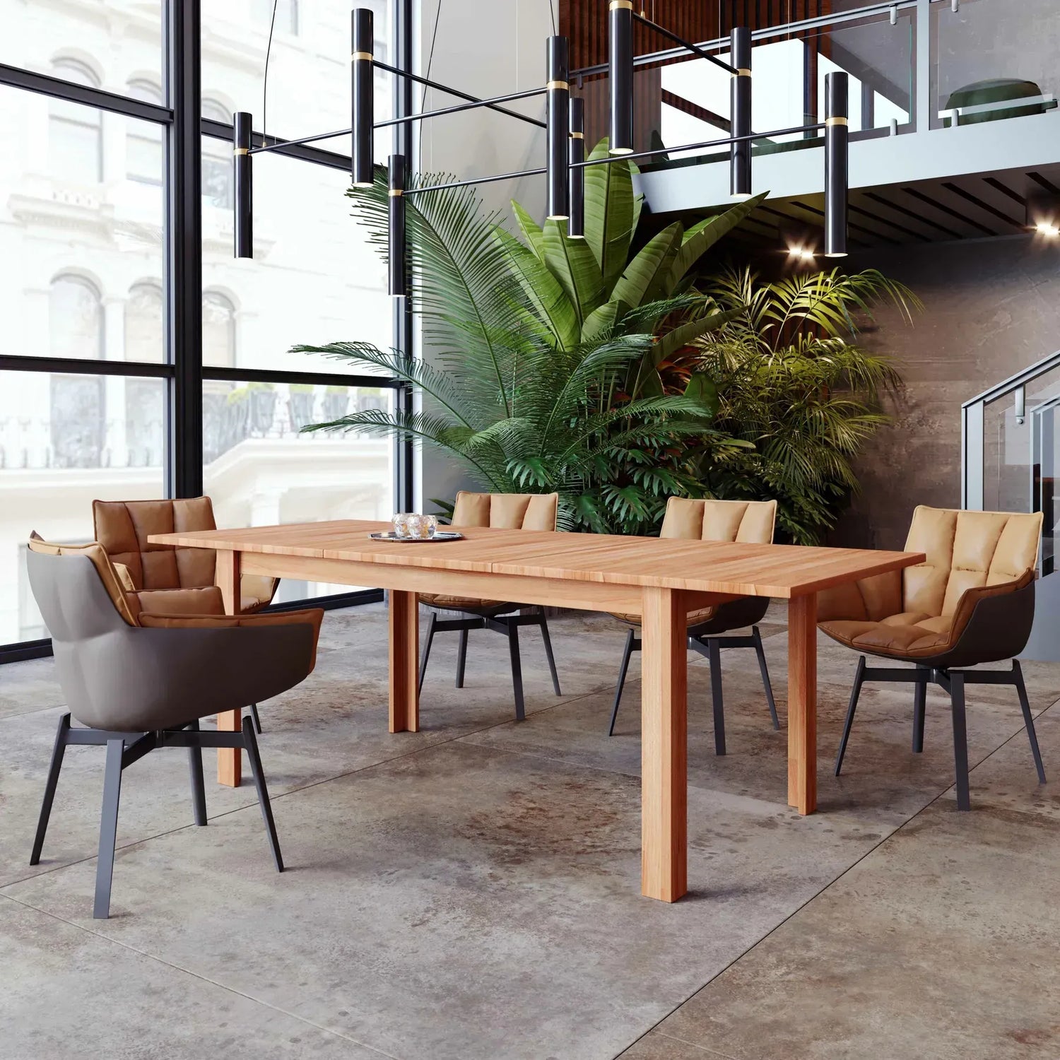 London Extendable Dining Table - Solid Beech