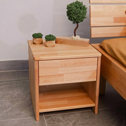 Julia Bedside Table – Solid Beech