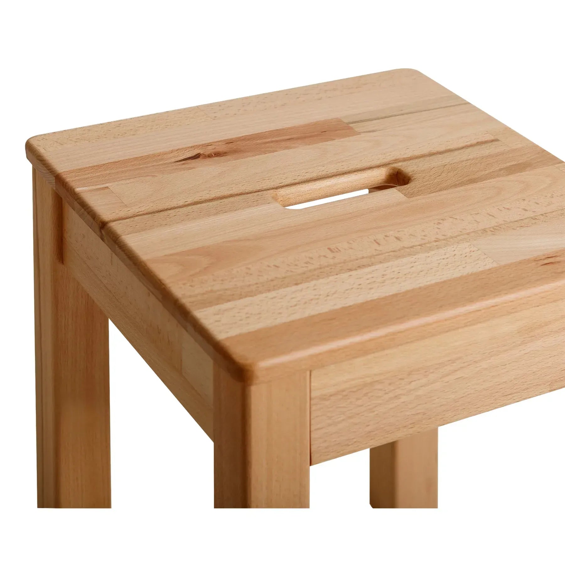 Tomas Stool with Handle (1 pc) - Solid Beech