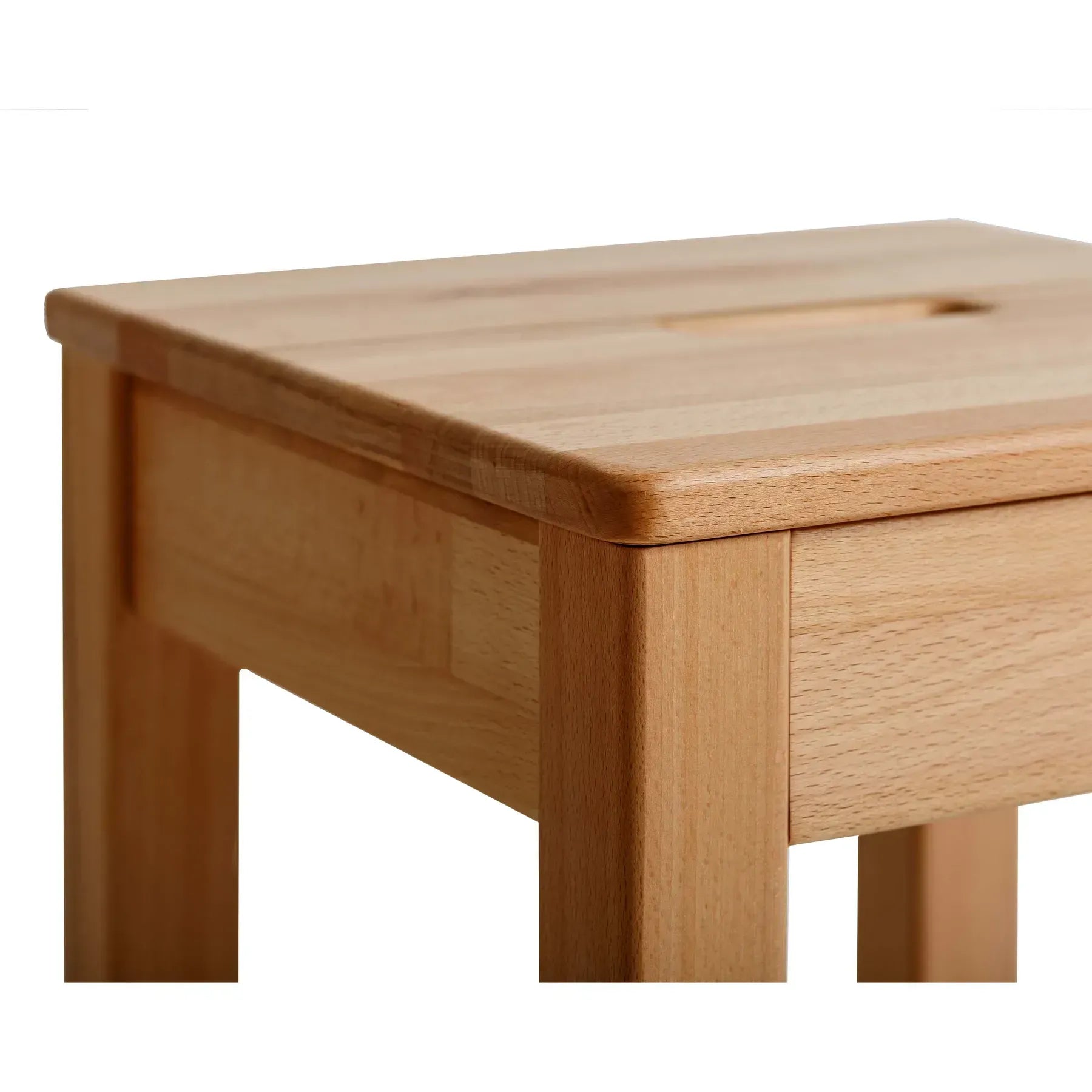 Tomas Stool with Handle (1 pc) - Solid Beech