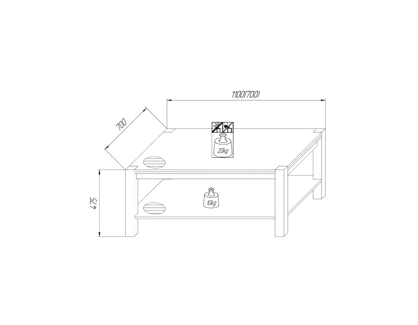 Havana Coffee Table – Solid Beech