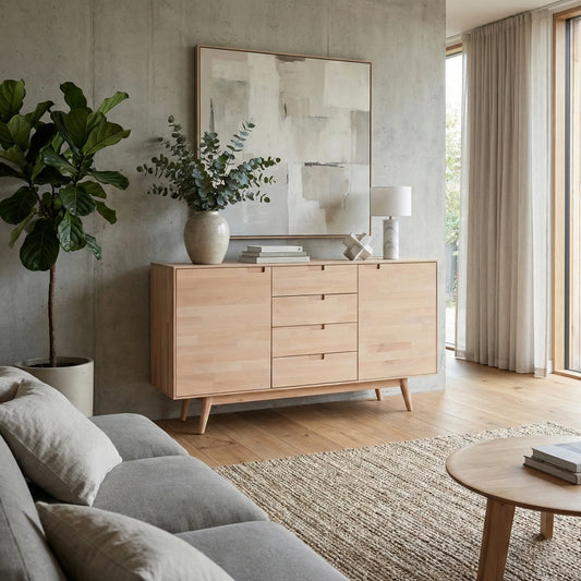 Scandi III Dresser – Solid Beech