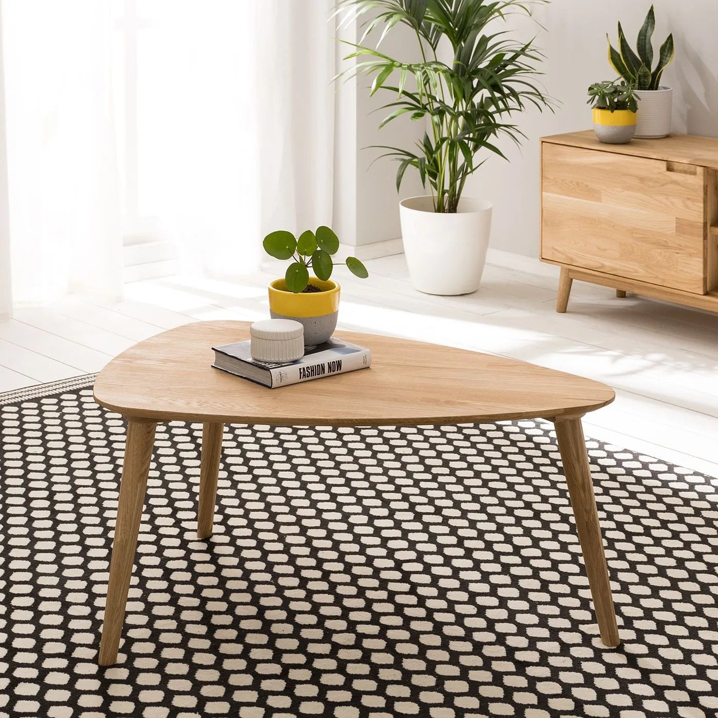 Scandi Nesting Coffee Tables (Set of 2) – Solid Oak